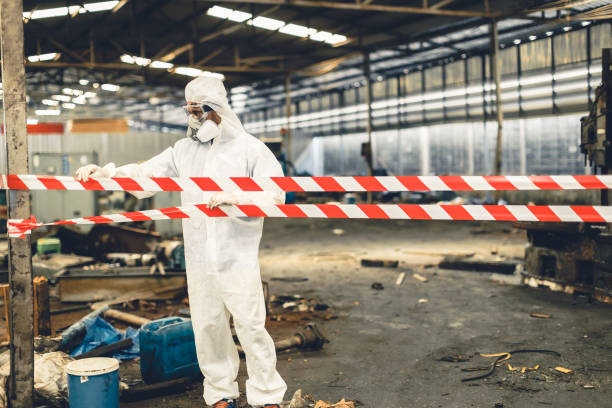 Professional Sewage Cleanup technician working in Glenmoore, PA